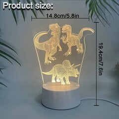 3D öölamp "Dinosaurused" hind ja info | Lastetoa valgustid | kaup24.ee