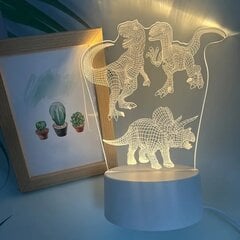 3D öölamp "Dinosaurused" hind ja info | Lastetoa valgustid | kaup24.ee