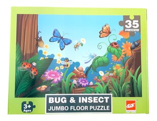 Пазл Jumbo Floor Puzzle Bug & Insect, 35 деталей цена и информация | Пазлы | kaup24.ee