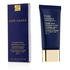 Estee Lauder Double Wear Maximum Cover Camouflage Makeup for Face and Body SPF 15 - Cover make-up on face and body 30 ml 03 Vanilla Light/Medium #d9ab8d цена и информация | Пудры, базы под макияж | kaup24.ee