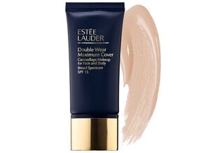 Estee Lauder Double Wear Maximum Cover Camouflage Makeup for Face and Body SPF 15 - Cover make-up on face and body 30 ml 03 Vanilla Light/Medium #d9ab8d цена и информация | Пудры, базы под макияж | kaup24.ee