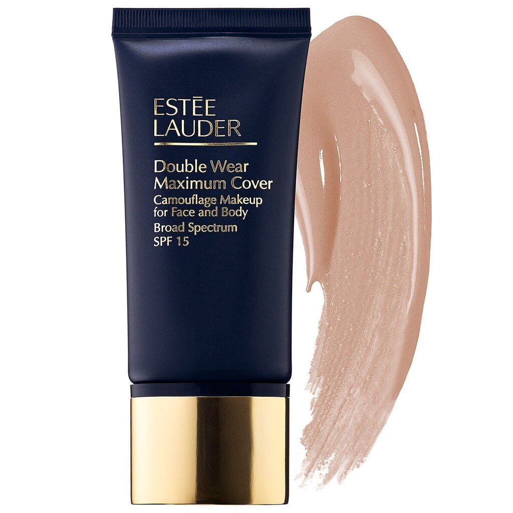 Estee Lauder Double Wear Maximum Cover SPF 15 vedel meik näole ja kehale 3C4 Medium Deep 30 ml цена и информация | Jumestuskreemid, puudrid | kaup24.ee