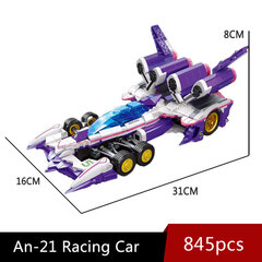 92030 755tk JIESTAR Technical Moc Aoi Zard Formula One NP-1 F1 Super Speed ​​Võidusõiduauto Tehniline Mudel Ehitusklotsid Poiste Mänguasjad hind ja info | Pusled | kaup24.ee