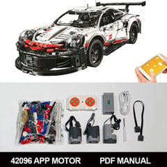 Bugatti Chiron RC Modification RC mootori võimsuse funktsioonikomplekt 42083 42125 42096 42110 42111 42115 MOC ehitusplokkide mänguasjade jaoks hind ja info | Pusled | kaup24.ee