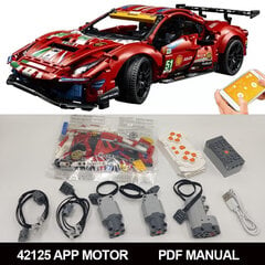 Bugatti Chiron RC Modification RC mootori võimsuse funktsioonikomplekt 42083 42125 42096 42110 42111 42115 MOC ehitusplokkide mänguasjade jaoks hind ja info | Pusled | kaup24.ee