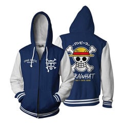 (5X Üksik tükk sinine) Tükk 3D Hoodie Pusad Trafalgar Law Cosplay Pirates Of Heart Õhukesed Pullover Pusad Topid Ülerõivad Mantel Outfit SHRY цена и информация | Мужские свитера | kaup24.ee