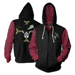 (5XLDracule Mihawk) Tükk 3D Hoodie Pusad Trafalgar Law Cosplay Pirates Of Heart Õhukesed Pullover Pusad Topid Ülerõivad Mantel Outfit SHRY цена и информация | Мужские свитера | kaup24.ee