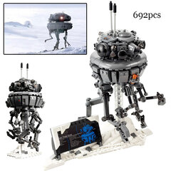 MOC 692PCS IMPERIAL VIPER DROID Star Plan Fit 75306 Kosmoselaeva detektor ehitusplokk klotsid lapse mänguasi jõulukink цена и информация | Пазлы | kaup24.ee