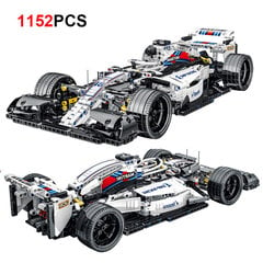 MOC-31313 F1 Formula Sport võidusõiduautode ehitusplokkide mudelid, mis ühilduvad kõrgtehnoloogilise 42096 komplekti klotside mänguasjaga poistele jõulukink hind ja info | Pusled | kaup24.ee