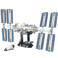 FIT 10266 1112PCS USA Apollo rahvusvaheline kosmosejaam 11 Lunar Moudle Lander tehniline ehitusplokk tellised lapsele kingituseks mänguasi цена и информация | Пазлы | kaup24.ee