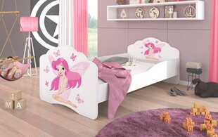 Lastevoodi ADRK Furniture Casimo Girl with Wings, 160x80cm hind ja info | Lastevoodid | kaup24.ee