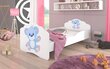 Lastevoodi ADRK Furniture Casimo Blue Bear, 140x70cm цена и информация | Lastevoodid | kaup24.ee