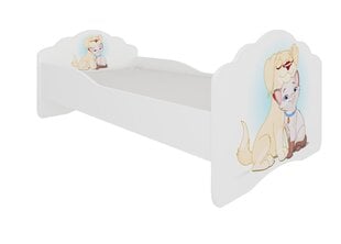 Lastevoodi ADRK Furniture Casimo Dog and Cat, 140x70cm цена и информация | Детские кровати | kaup24.ee