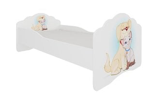 Lastevoodi ADRK Furniture Casimo Dog and Cat, 160x80cm hind ja info | Lastevoodid | kaup24.ee