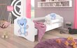 Lastevoodi eemaldatava kaitsega ADRK Furniture Casimo Blue Bear, 70x140 cm hind ja info | Lastevoodid | kaup24.ee