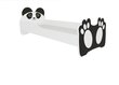 Lastevoodi ADRK Furniture Bear 164, 80x160 cm, valge/must hind ja info | Lastevoodid | kaup24.ee