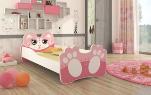 Детская кровать ADRK Furniture Bear 164, 80 x 160 см, розовая цена и информация | Детские кровати | kaup24.ee