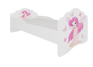 Lastevoodi ADRK Furniture Casimo Girl with Wings, 140x70cm hind ja info | Lastevoodid | kaup24.ee