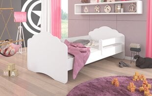 Lastevoodi eemaldatava kaitsega ADRK Furniture Casimo White, 80x160 cm hind ja info | Lastevoodid | kaup24.ee