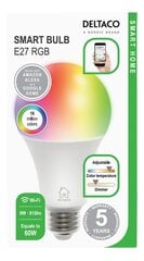 Deltaco Smart Home LED E27 RGB лампочка цена и информация | Лампочки | kaup24.ee