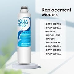 Фильтр для воды AQUA CREST DA29-00020B для холодильника Samsung цена и информация | Аксессуары для бытовой техники | kaup24.ee