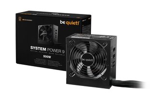 Be Quiet! System Power 9 CM - 500W BN301 цена и информация | Материнские платы (PSU) | kaup24.ee
