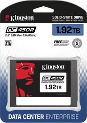 Kõvaketas Kingston DC450R 1,92 TB SSD цена и информация | Внутренние жёсткие диски (HDD, SSD, Hybrid) | kaup24.ee