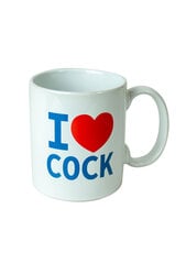Кружка "I love cock" цена и информация | Сувениры, подарки для взрослых | kaup24.ee
