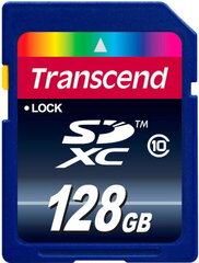 Transcend mälukaart SDXC Premium 128GB Class 10 цена и информация | Карты памяти | kaup24.ee