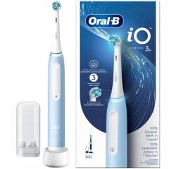 Oral-b iO Series 3 Ice Blue hambahari hind ja info | Elektrilised hambaharjad | kaup24.ee