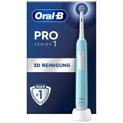 Braun elektriline hambahari Oral-B Pro 1 Sensitive Clean, helesinine цена и информация | Для ухода за зубами | kaup24.ee