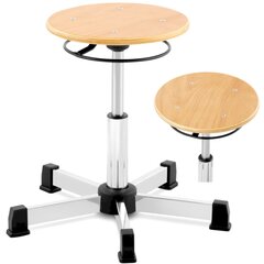 Настольный табурет из хромированной фанеры, STAR_STOOL_031, до 120 кг. 350-485 мм. цена и информация | Механические инструменты | kaup24.ee