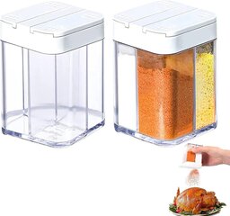 4-in-1 Spice Shaker Camping De-Spice Shaker Majapidamises kasutatavad maitseainekarbid Hoiukarbid reisimiseks Kodu Köök Küpsetamine Praad BBQ цена и информация | Столовые и кухонные приборы | kaup24.ee