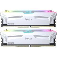 Lexar mälu Memory ARES RGB 32GB (2x16GB) DDR5-6400 Desktop Memory, valge цена и информация | Оперативная память (RAM) | kaup24.ee