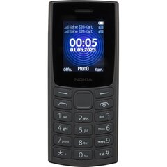 Nokia mobiiltelefon 110 (2023) charcoal hind ja info | Telefonid | kaup24.ee