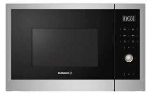 De Dietrich integreeritav mikrolaineahi DMG2121X Built- In Microwave Oven, roostevaba teras/must цена и информация | Микроволновые печи | kaup24.ee