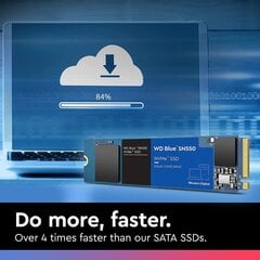 Drive WD Blue SN550 WDS100T2B0C (1 TB ; M.2; PCIe NVMe 3.0) цена и информация | Внутренние жёсткие диски (HDD, SSD, Hybrid) | kaup24.ee