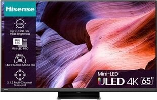 Hisense televiisor 65U8KQ цена и информация | Телевизоры | kaup24.ee