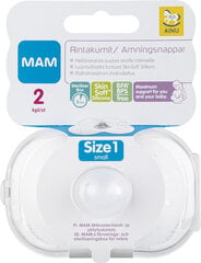 Ainu nibukaitse MAM Nipple Shields, 2tk, suurus 1 (17 mm) цена и информация | Товары для кормления | kaup24.ee