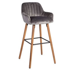 Барный стул Ariel, серый цена и информация | Стулья для кухни и столовой | kaup24.ee