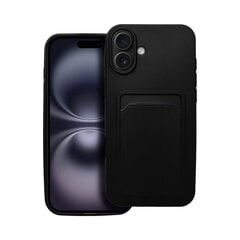 Forcell CARD, iPhone 16 Plus - Must hind ja info | Telefoni kaaned, ümbrised | kaup24.ee