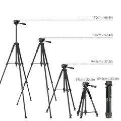 Statiiv kaamera jaoks, TRIPOD D-700 hind ja info | Videokaamerate lisatarvikud | kaup24.ee