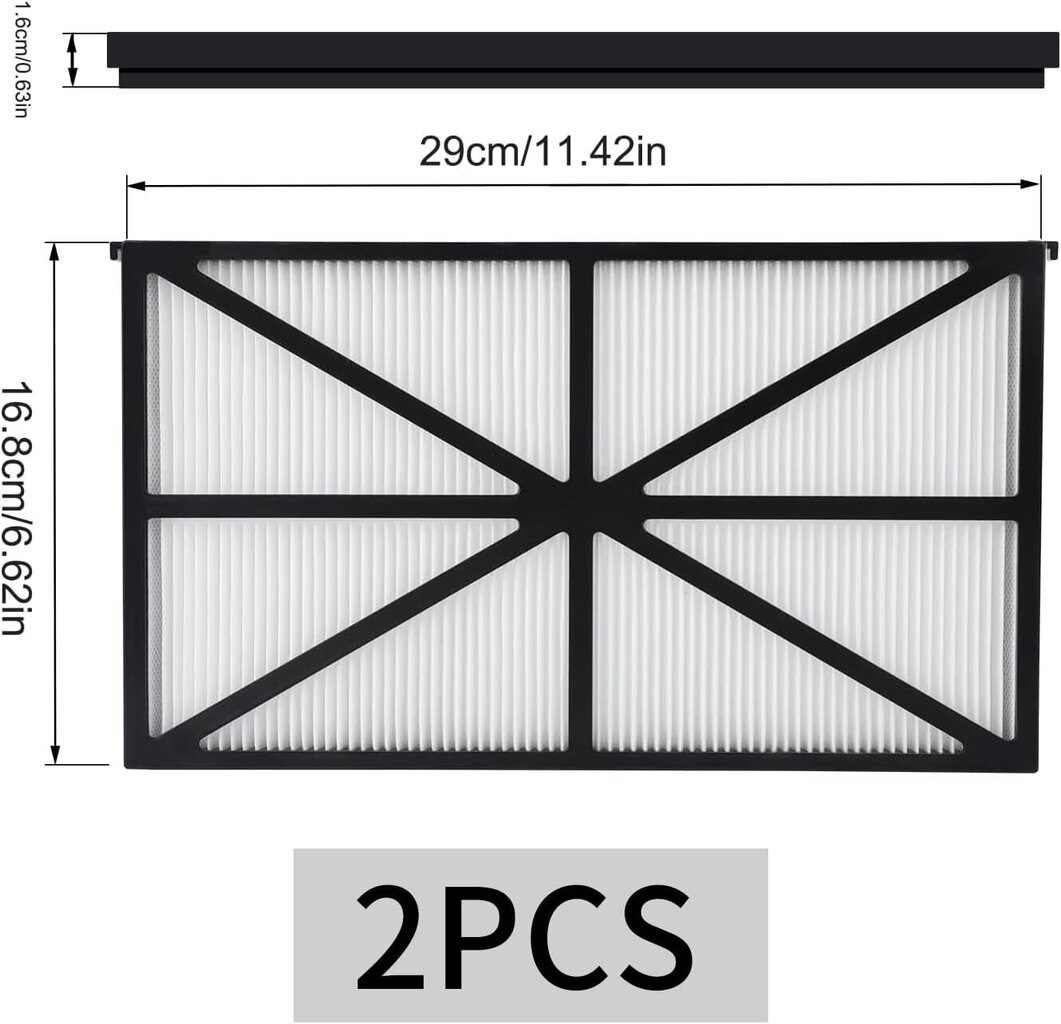 2 tk ujumisbasseini filtrikassett, mis ühildub RCX70101, basseini robotfiltriga, basseini filtrikassettidega hind ja info | Basseini filtrid | kaup24.ee