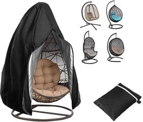 Terrassi rippuv tooli kate - lukuga Cocoon Egg Swing tooli kate - 190x115 cm hind ja info | Mööblikatted | kaup24.ee