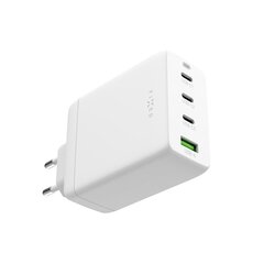 Laadija Gan Fixed 3xUsb-C 1xUsb 100W valge цена и информация | Зарядные устройства для телефонов | kaup24.ee