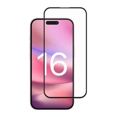 „Mocolo“ 2.5D Tempered Glass защитное стекло экрана 0.26 мм - чёрный (iPhone 16) цена и информация | Защитные пленки для телефонов | kaup24.ee