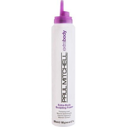 Kohevust andev juuksevaht Paul Mitchell Extra Body Sculpting Foam 200 ml hind ja info | Viimistlusvahendid juustele | kaup24.ee