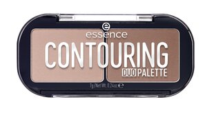 Kontuurimispalett "ESSENCE contouring duo palette" 20, 10 hind ja info | Jumestuskreemid, puudrid | kaup24.ee