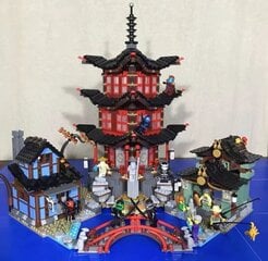 2021. aasta ninjago-city komplektid airjitzu tempel 2150+ tk DIY ehitusplokk sünnipäevakingid Mänguasjad lastele цена и информация | Пазлы | kaup24.ee