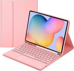 Чехол-клавиатура для Samsung Galaxy Tab S6 Lite 10,4 дюйма 2022/2020, съемная клавиатура Bluetooth, смарт-трекпад, защитный чехол на весь корпус с S Pen цена и информация | Чехлы для планшетов и электронных книг | kaup24.ee